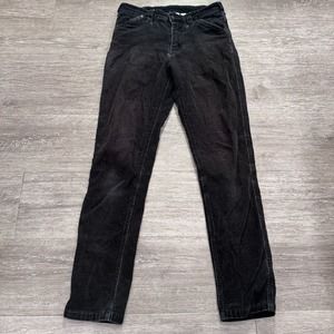 Topo Designs Pants Womens 4 Black Corduroy Jeans 26x29 Outdoor Cotton Adult‎